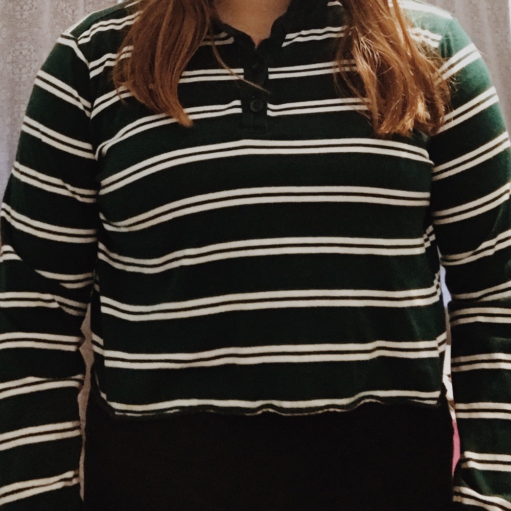 full tilt polo crop top